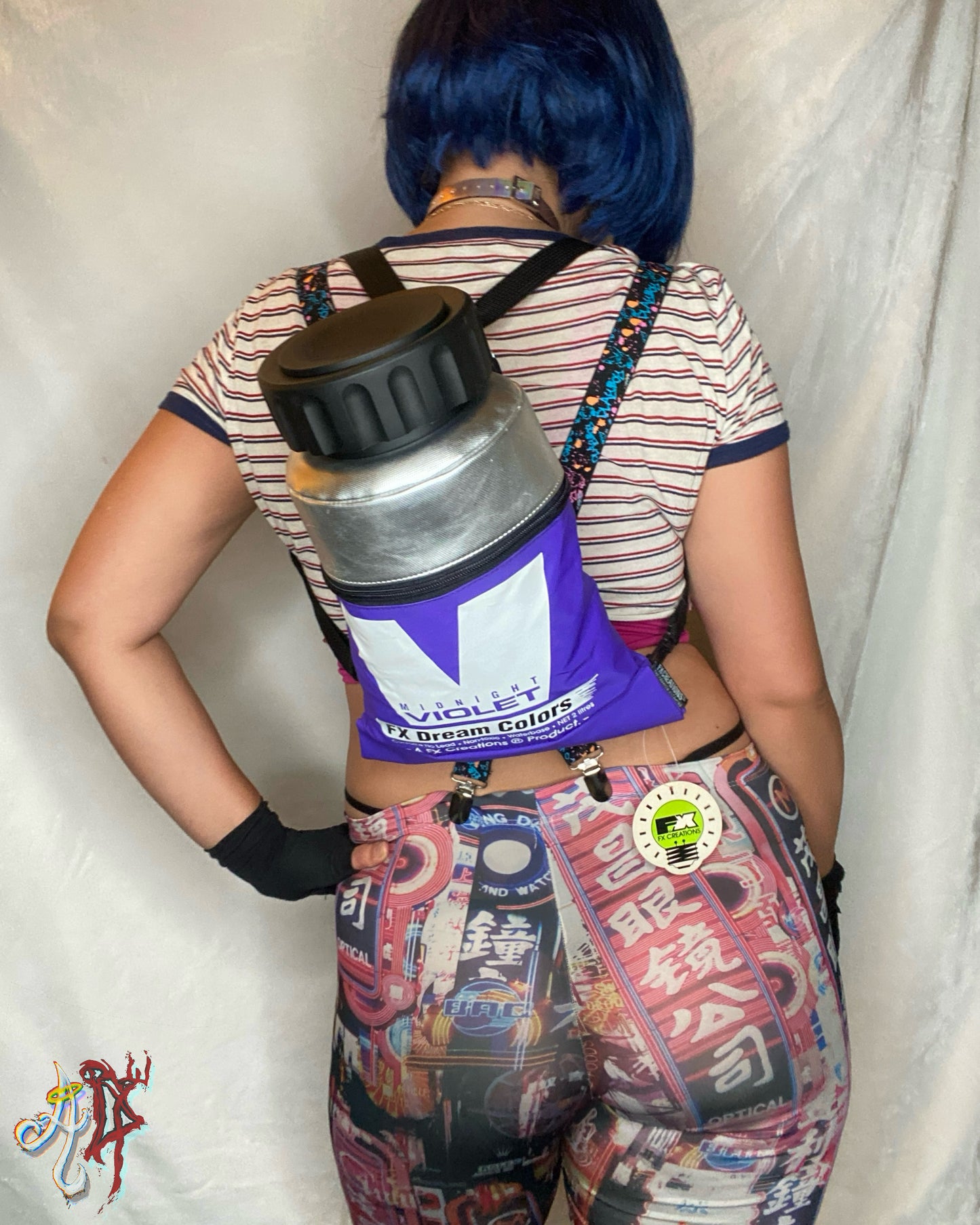 MIDNIGHT VIOLET 1996 Paint Tube Rave Backpack