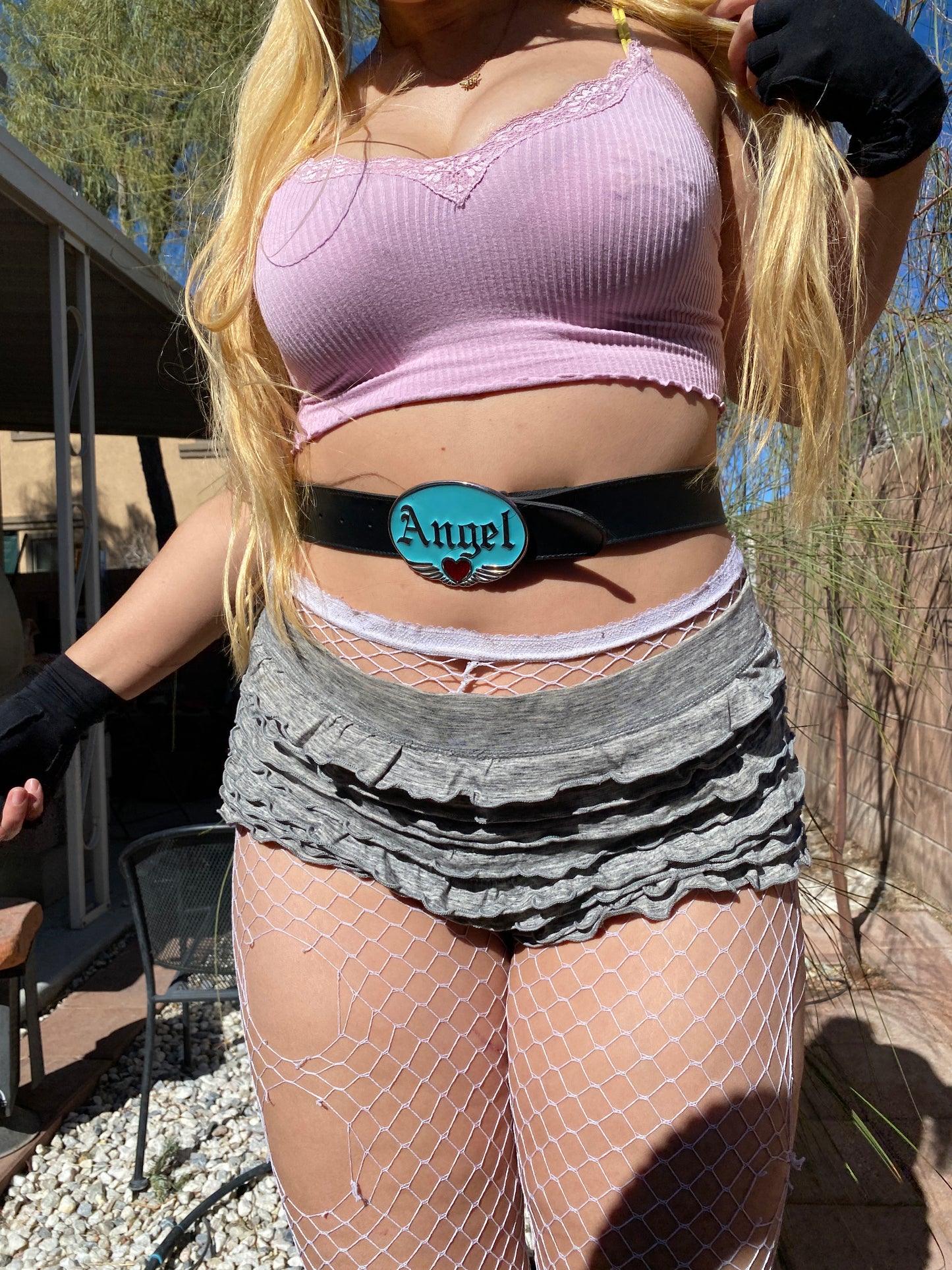 Vintage Y2K Angel Belt