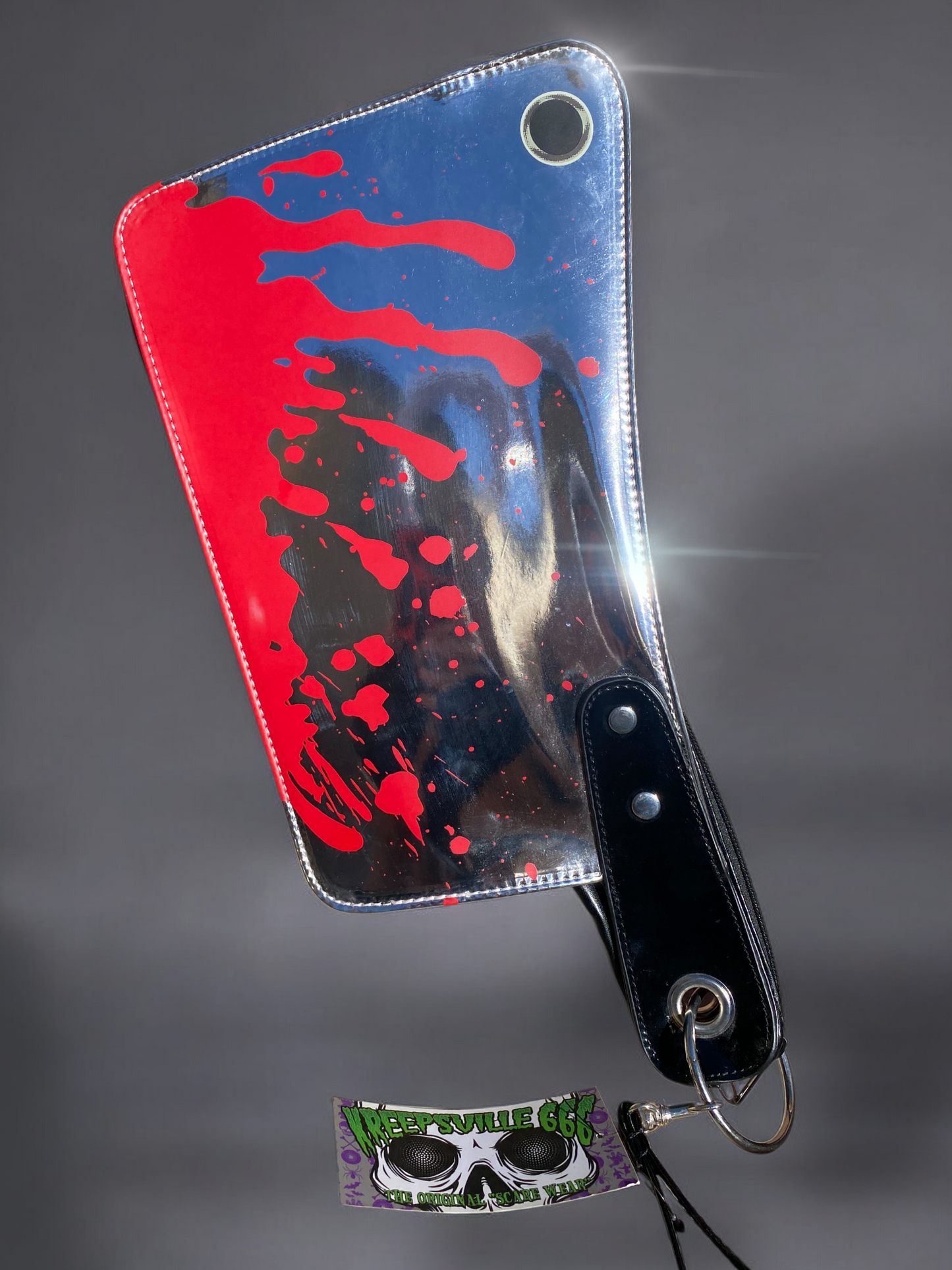 Kreepsville 666 Metallic Cleaver Clutch Purse