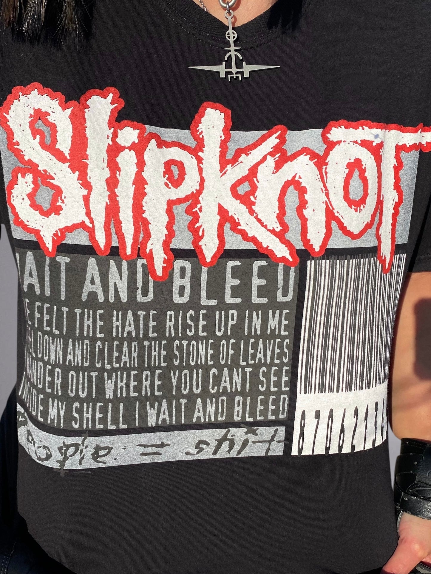 Vintage 2009 Slipknot Wait and Bleed People = Shit Band Tee