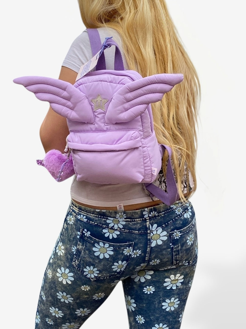 Pastel Angel ˚ʚ♡ɞ˚ Kawaii Puffed Angel Wing Mini Backpack