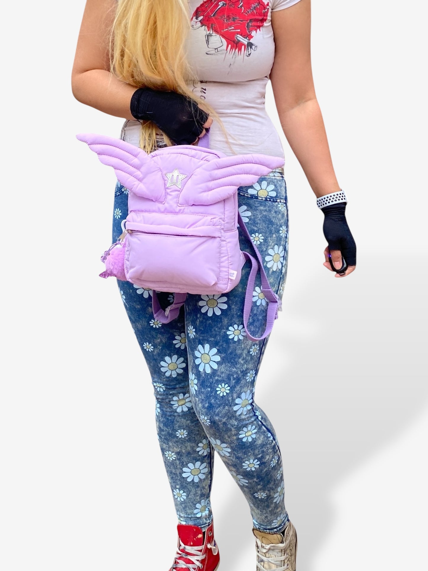 Pastel Angel ˚ʚ♡ɞ˚ Kawaii Puffed Angel Wing Mini Backpack