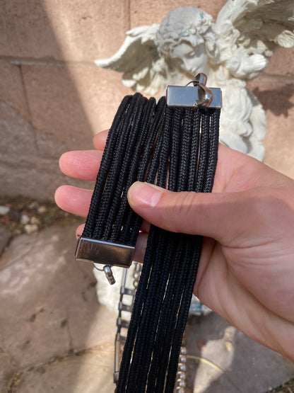 Vintage Tribal Goth Grunge Boho Biker Beaded Belt