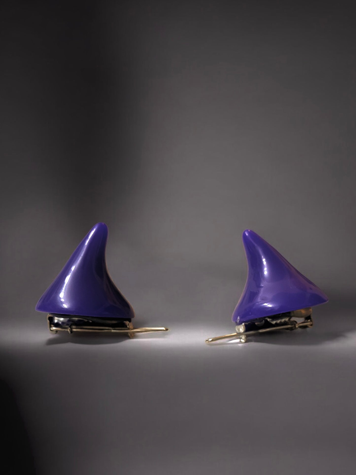 Mini Lil Devil Horns Hair Clips 𖤐