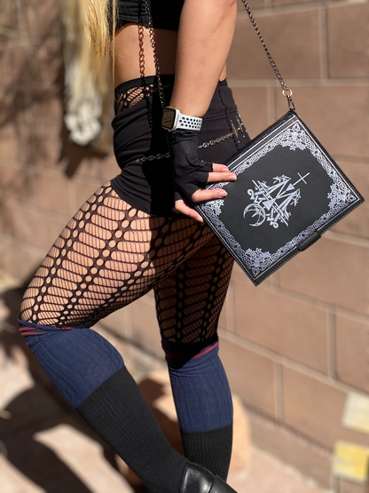 Widow Chronicles Of Night Crossbody Bag Gothic Vampire Book Purse