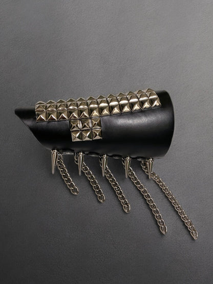 Cross of Damnation Custom Gauntlet Bracer Handmade